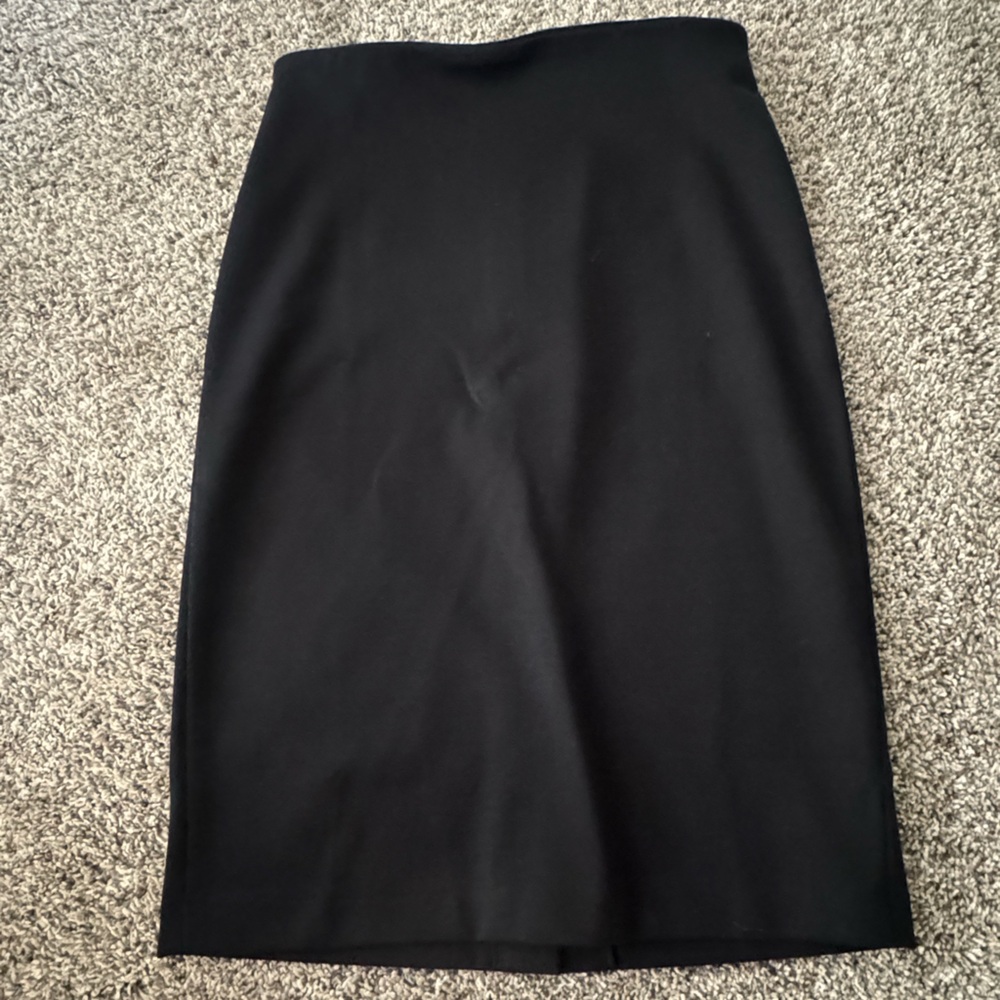 Philosophy Black Knee-Length Pencil Skirt